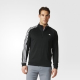 E57e8401 - Adidas 3Stripes Jacket Black - Men - Clothing